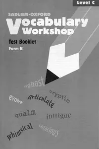 Book cover of Vocabulary Workshop Test Booklets, Level C, Form B