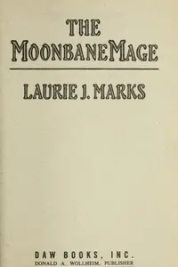 Book cover of Moonbane Mage (Children of the Triad)