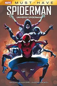 Book cover of Marvel must have spiderman. universo spiderman