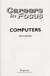 Book cover of Computers (Careers in Focus)