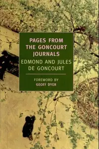 Book cover of Pages from the Goncourt Journals