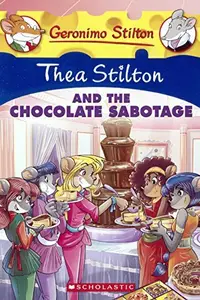 Book cover of Una cascata di cioccolato