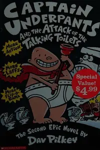 Book cover of Captain Underpants and the Attack of the Talking Toilets