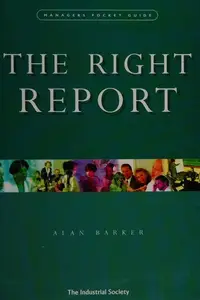 Book cover of The right report