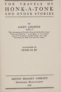 Book cover of The travels of Honk-a-tonk, and other stories