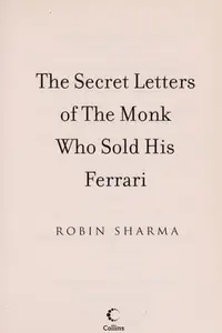 Book cover of The Secret Letters From The Monk Who Sold His Ferrari
