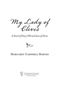 Book cover of My lady of Cleves