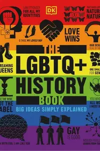 Book cover of The LGBTQ + History Book
