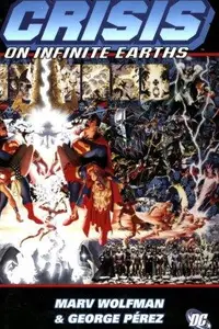 Book cover of Crisis on Infinite Earths