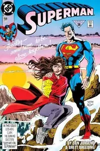 Book cover of Superman (1987-2006) #59
