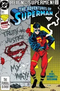 Book cover of Adventures of Superman (1986-2006) #501