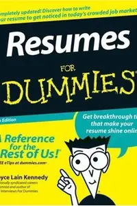 Book cover of Resumes for dummies