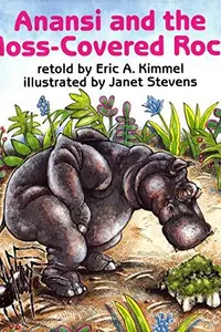 Book cover of Anansi and the Moss-Covered Rock