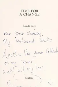 Book cover of Time for a Change