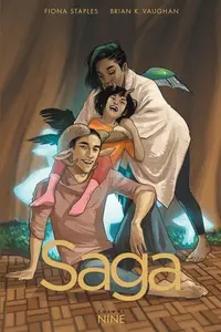 Book cover of Saga, Volume Nine
