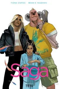Book cover of Saga, Volume Ten