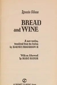 Book cover of Vino e pane