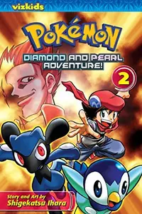 Book cover of Pokémon Diamond and Pearl Adventure!, Vol. 2