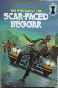 Book cover of The Mystery of the Scar-Faced Beggar