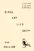 Book cover of Birds, Art, Life, Death