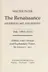Book cover of The Renaissance Studies in Art and Poetry