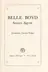 Book cover of Belle Boyd, secret agent