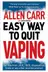 Book cover of Allen Carr's Easy Way to Quit Vaping