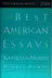 Book cover of The Best American Essays 2001