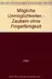 Book cover of Mögliche Unmöglichkeiten