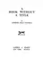 Book cover of A book without a title