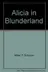 Book cover of Alicia in Blunderland