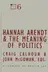 Book cover of Hannah Arendt and the meaning of politics