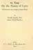Book cover of An essay on the nature of lyric