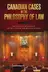 Book cover of Canadian Cases in the Philosophy of Law - Fifth Edition