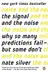 Book cover of The Signal and the Noise