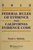 Book cover of Federal rules of evidence and california evidence code