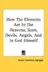 Book cover of How The Elements Are In The Heavens, Stars, Devils, Angels, And In God Himself