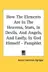 Book cover of How The Elements Are In The Heavens, Stars, In Devils, And Angels, And Lastly, In God Himself - Pamphlet