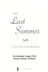 Book cover of The last summer