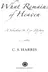Book cover of What Remains of Heaven