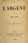 Book cover of L' argent