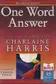 Book cover of One Word Answer