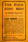 Book cover of The Four Just Men