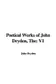 Book cover of The Poetical Works of John Dryden