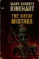 Book cover of The great mistake
