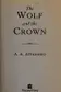 Book cover of The wolf and the crown