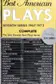 Book cover of All Over / The Boys in the Band / Ceremonies in Dark Old Men / The Great White Hope / The House of Blue Leaves / Indians / Lemon Sky / Little Murders / Morning / Noon / Night / Play It Again, Sam / The Price / The Prisoner of Second Avenue / Tom Paine / 1776 / Scuba Duba / Sticks and Bones / Subject to Fits