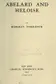 Book cover of Abelard and Heloise