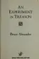 Book cover of An experiment in treason