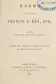 Book cover of Poems of the late Francis S. Key, Esq., author of "The Star spangled banner"